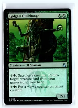 FOIL Golgari Guildmage Ravnica Remastered - MTG Magic the Gathering Card - Image 1