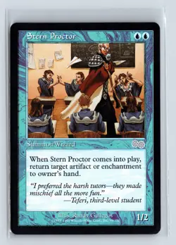 (2x) STERN PROCTOR - MTG Magic the Gathering Card - Urza's Saga - Uncommon - Image 1