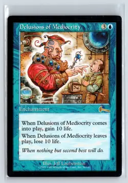 Delusions of Mediocrity Urza's Legacy Rare - MTG Magic the Gathering Card - Image 1