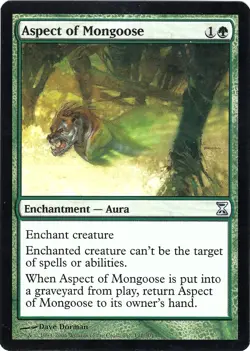 (4X) Aspect of Mongoose Time Spiral Uncommon - MTG Magic the Gathering Card - Image 3