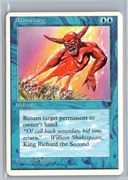 Boomerang Chronicles Common - MTG Magic the Gathering Card - Image 1