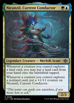(2x FOIL) NICANZIL, CURRENT CONDUCTOR - Ixalan - MTG Magic the Gathering Card - Image 1