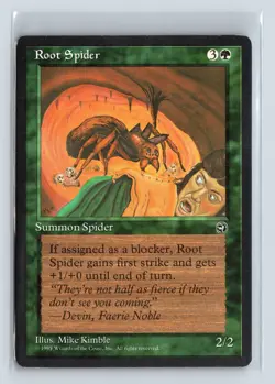 (2x) ROOT SPIDER - MTG Magic the Gathering Card - Homelands - Uncommon - Image 1