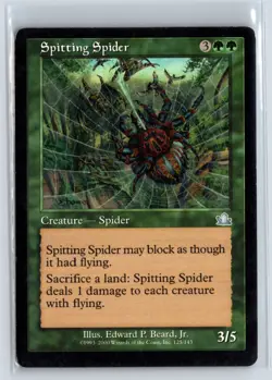Spitting Spider Prophecy Uncommon - MTG Magic the Gathering Card - Image 1