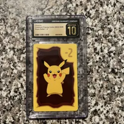 ??2022 Pokemon Playing Cards Korean Pikachu Paper Safari -2 CGC 10 PRISTINE?? - Image 4