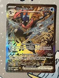 Greninja ex SVP 132 Scarlet & Violet Promo Pokemon Card - Image 1