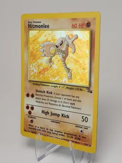 Hitmonlee Holo Rare Pokemon Card 7/62 Fossil Set Near Mint Condition - Image 2