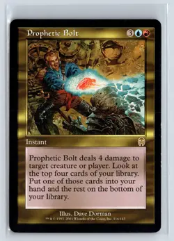 PROPHETIC BOLT - Apocalypse - MTG Magic the Gathering Card - Rare - Image 1