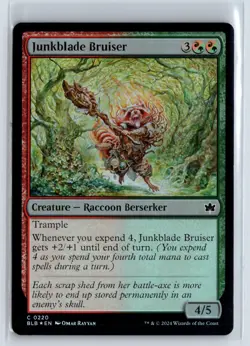 (4x) FOIL Junkblade Bruiser Bloomburrow - MTG Magic the Gathering Card - Image 1
