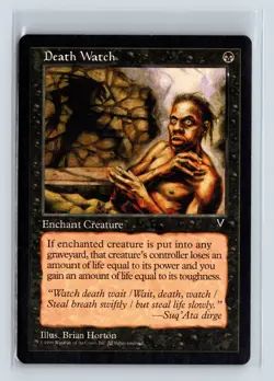 (3x) DEATH WATCH - MTG Magic the Gathering Card - Visions - Common - Image 1
