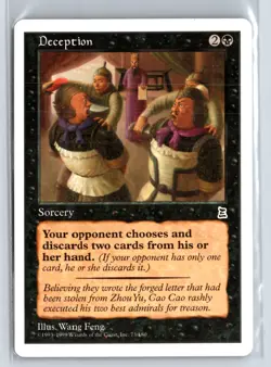 Deception Portal Three Kingdoms Common - MTG Magic the Gathering Card - Image 1