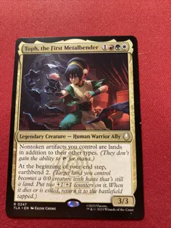 TOPH THE FIRST METALBENDER NM TLA 0247 MTG Avatar In Hand - Image 1
