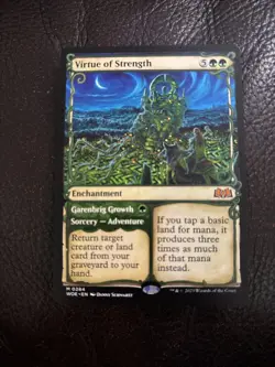 Virtue of Strength (Showcase) Wilds of Eldraine Regular - Image 1