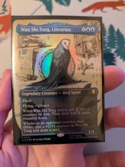 FOIL MTG Wan Shi Tong, Librarian TLA Avatar: The Last Airbender Borderless ENG - Image 1