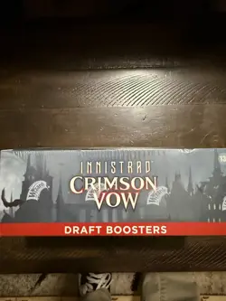 Magic The Gathering MTG INNISTRAD CRIMSON VOW Draft Booster Box 2021 NEW SEALED 630509993475 - Image 1