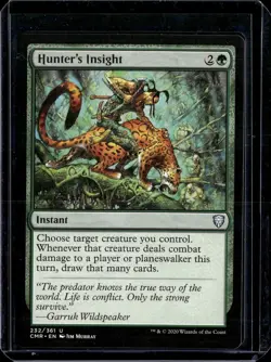 Hunter's Insight - 232 - CMR - NM - MTG Magic the Gathering - Image 1