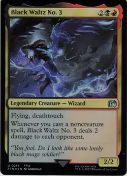 Black Waltz No. 3 U FINAL FANTASY 214 NM Foil MTG - Image 1