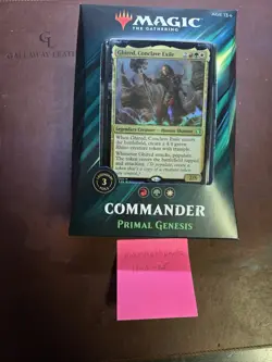 2019 MTG Commander Deck Primal Genesis Sealed Magic The Gathering EDH - Image 1