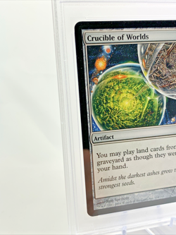 PSA 10 CRUCIBLE OF WORLDS - Fifth Dawn - Pop 1 - MTG Magic the Gathering Card - Image 3