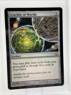 PSA 10 CRUCIBLE OF WORLDS - Fifth Dawn - Pop 1 - MTG Magic the Gathering Card - Image 5