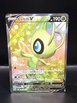 Pokemon Celebi V (Full Art) 160/198 Swsh06: Sword & Shield - Chilling Reign Holo - Image 1