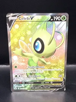 Pokemon Celebi V (Full Art) 160/198 Swsh06: Sword & Shield - Chilling Reign Holo - Image 2