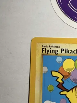 Flying Pikachu - 25 WOTC- Regular- Black Star Promo - LP - Image 5
