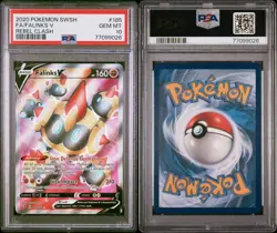 PSA 10 GEM MINT Falinks V 185/192 Rebel Clash Full Art Ultra Rare Holo Pokemon - Image 3