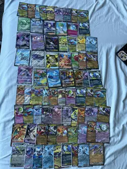 Pokemon TCG Lot of 75+ Mega Evolution Phantasmal Flames DR B&W EX Full Arts NM - Image 1