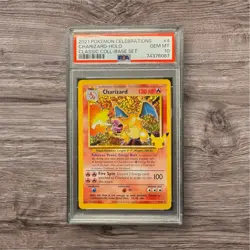 Charizard Holo PSA 10 GEM MINT - 2021 Pokemon Celebrations Classic Collection #4 - Image 2