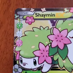 Pokemon TCG Shaymin EX XY 148 Black Star Promo - Generations LP - Image 3