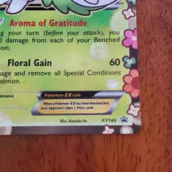 Pokemon TCG Shaymin EX XY 148 Black Star Promo - Generations LP - Image 5