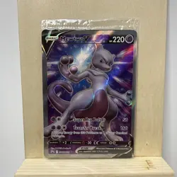 SEALED Mewtwo V SWSH229 Black Star Promo Full Art Holo Pokemon GO TCG 2022 NM - Image 2