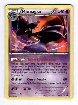 Mismagius XY - BREAKthrough #66 (2015) Holo NM Pokemon - Image 1