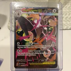 Mega Lopunny ex 128/094 Phantasmal Flames Special Illustration Rare Pokemon - Image 1