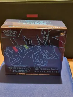 IN HAND, GOOD CONDITION Phantasmal Flames Pokemon Center Elite Trainer Box ETB - Image 1