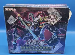 1x Yugioh King's Court 1st Edition Booster Box KICO New Sealed - Image 1