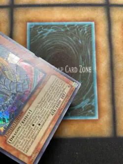 Yugioh Rainbow Dragon CT04-EN005 Secret Rare Limited Edition DAMAGED - Image 3