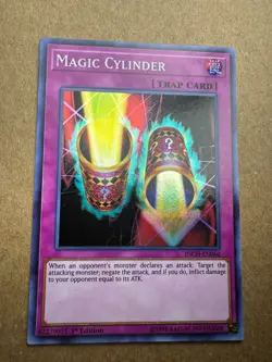 Magic Cylinder INCH-EN060 1st Edition Super Rare Yugioh - Image 1