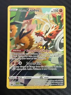 Pokemon TCG Galarian Zapdos SWSH283 SWSH: Sword & Shield Promo Cards Holo NM - Image 1