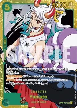 Yamato OP01-121 English Secret PRB01 One Piece Card Game - Image 1