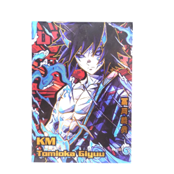 Giyu Tomioka Demon Slayer Hashira KM Anime Collectible Trading Card - Image 1