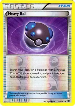Heavy Ball 140/162 Reverse Holo Breakthrough Pokemon Card LP - Image 1