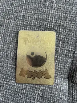 Metal Gold Card- Pokemon 10000point Metal Cards TCGArceus VMAX Gifts For Kids - Image 2