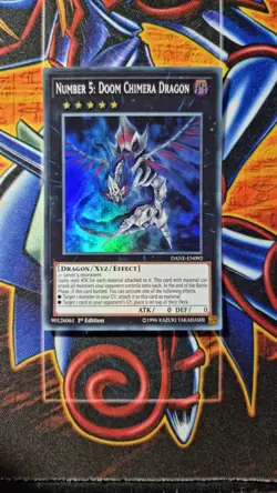 Number 5: Doom Chimera Dragon - DANE-EN092 - 1st Edition - Super - Yugioh - Image 1