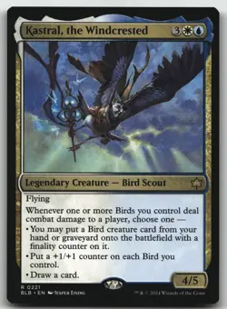 Kastral, the Windcrested R Bloomburrow 221 LP - Image 1