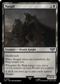 2023 MTG Magic Lord of the Rings 0100 Nazgul - Image 1