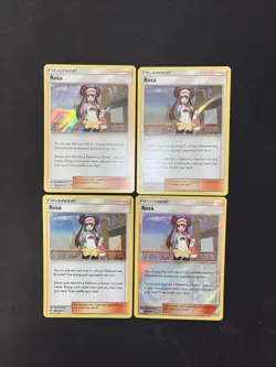 4X Rosa #204/236 (Cosmic Eclipse) - Pokemon TCG - Holo Rare - M/NM - Image 1