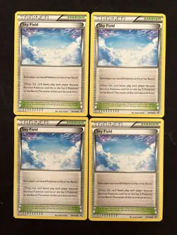 4X Sky Field #89/108 (Roaring Skies) - Pokemon TCG - Uncommon - LP - Image 1