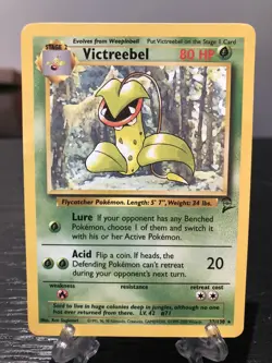 Pokemon TCG Victreebell Base Set 2 32/130 Regular Unlimited Rare LP - Image 1